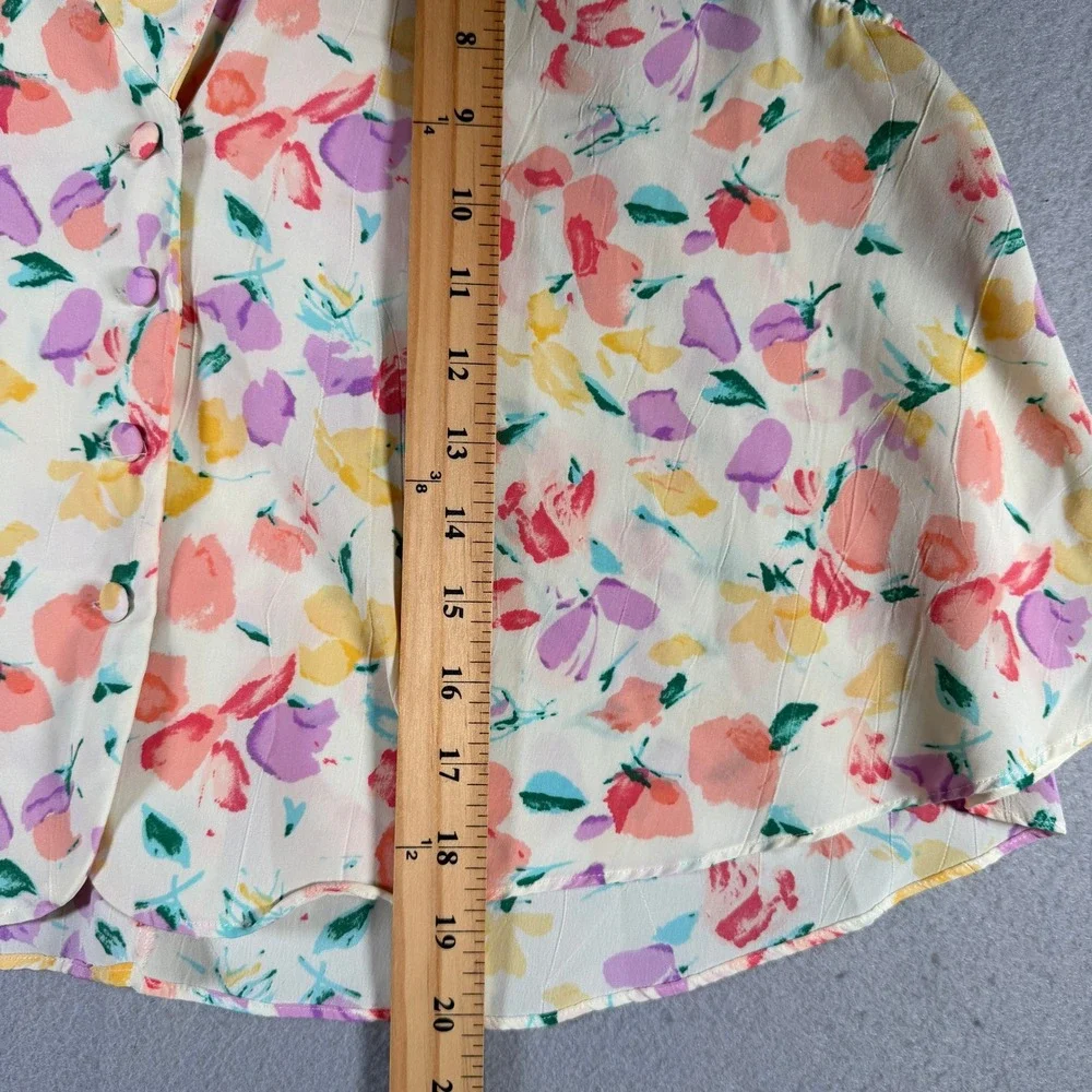 Vintage Victorias Secret Floral Pajama Set Small Sleeveless Top Short Gold Label